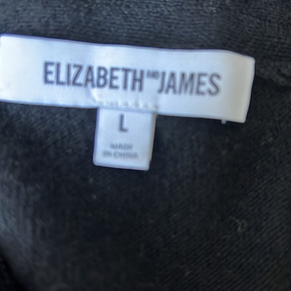 Elizabeth and James Tie Back Sweater, Size Large - Picture 10 of 12